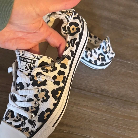 Converse Animal Print Canvas Sneakers - Picture 2 of 5